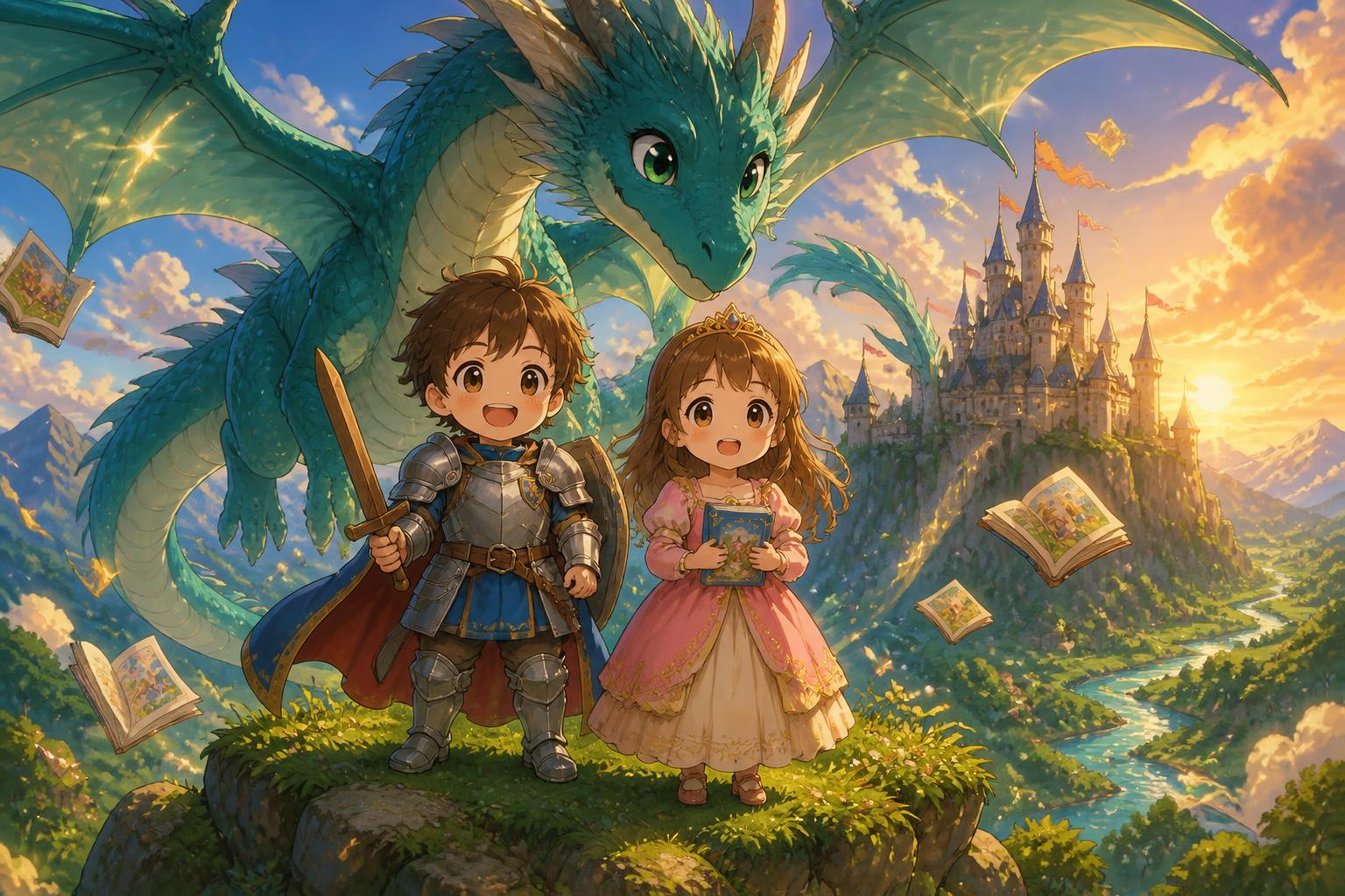 Child as the hero of their favourite magical world